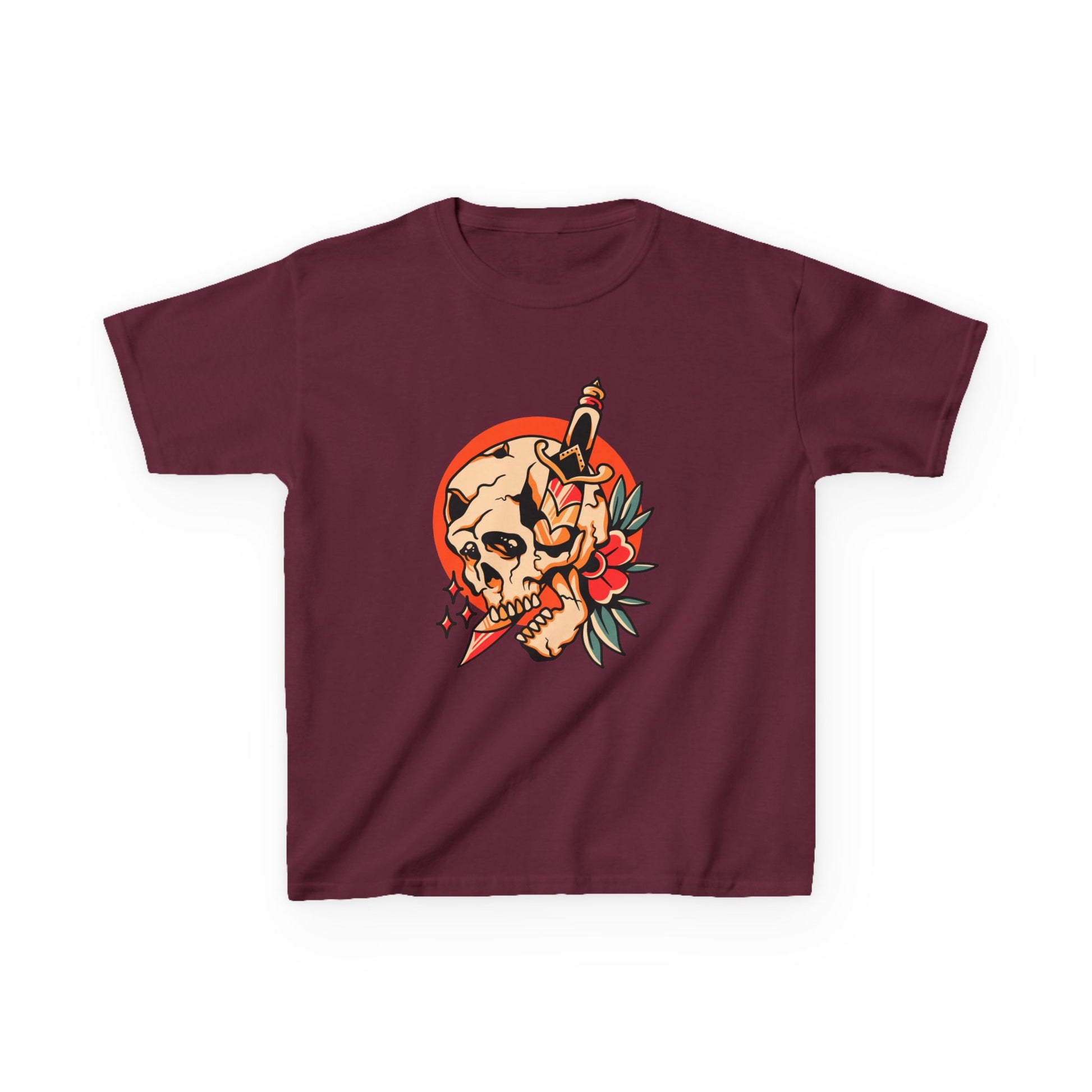 Edgy Skull Kids Tee - Cool Graphic T-Shirt for Boys and Girls