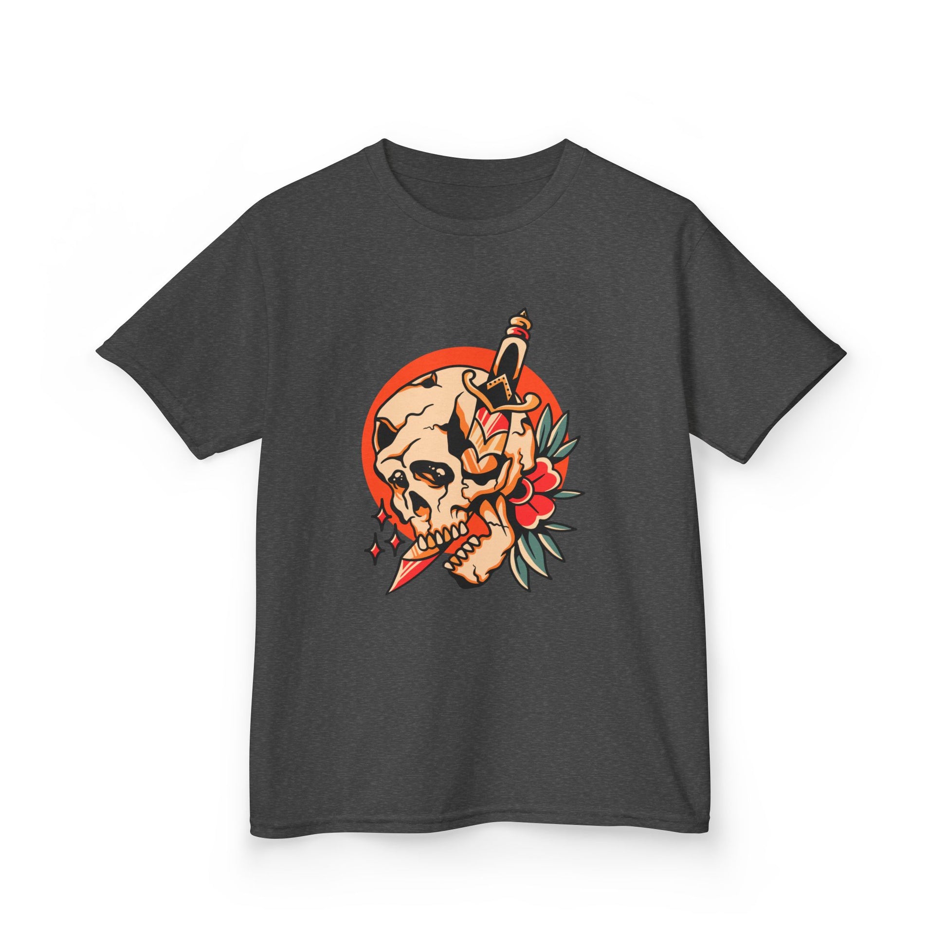 Edgy Skull Kids Tee - Cool Graphic T-Shirt for Boys and Girls