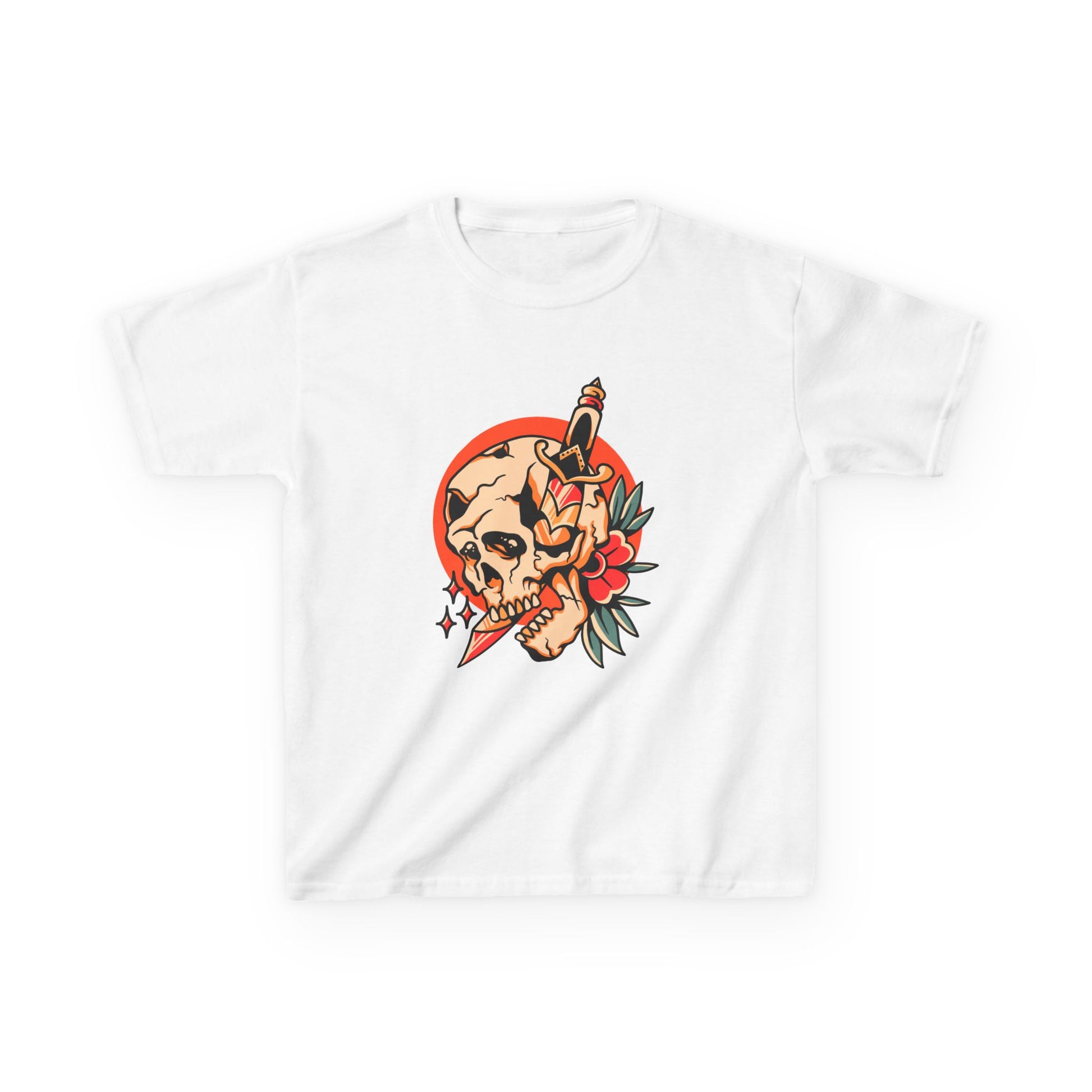 Edgy Skull Kids Tee - Cool Graphic T-Shirt for Boys and Girls