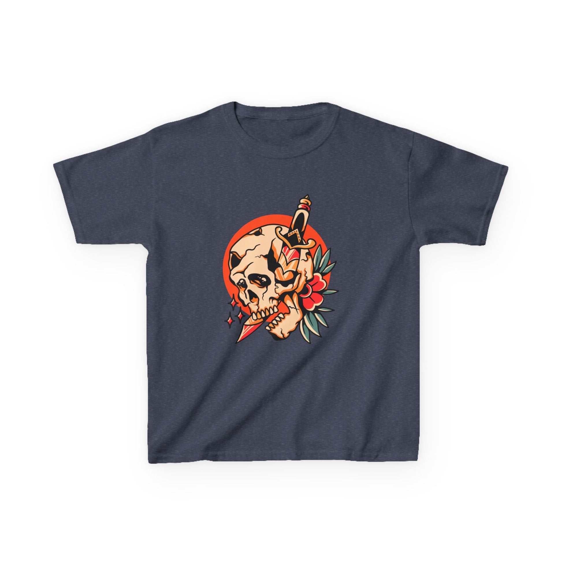 Edgy Skull Kids Tee - Cool Graphic T-Shirt for Boys and Girls