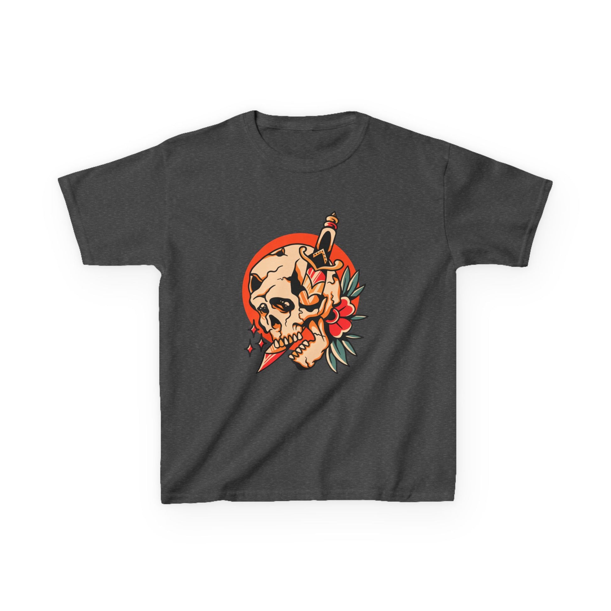 Edgy Skull Kids Tee - Cool Graphic T-Shirt for Boys and Girls