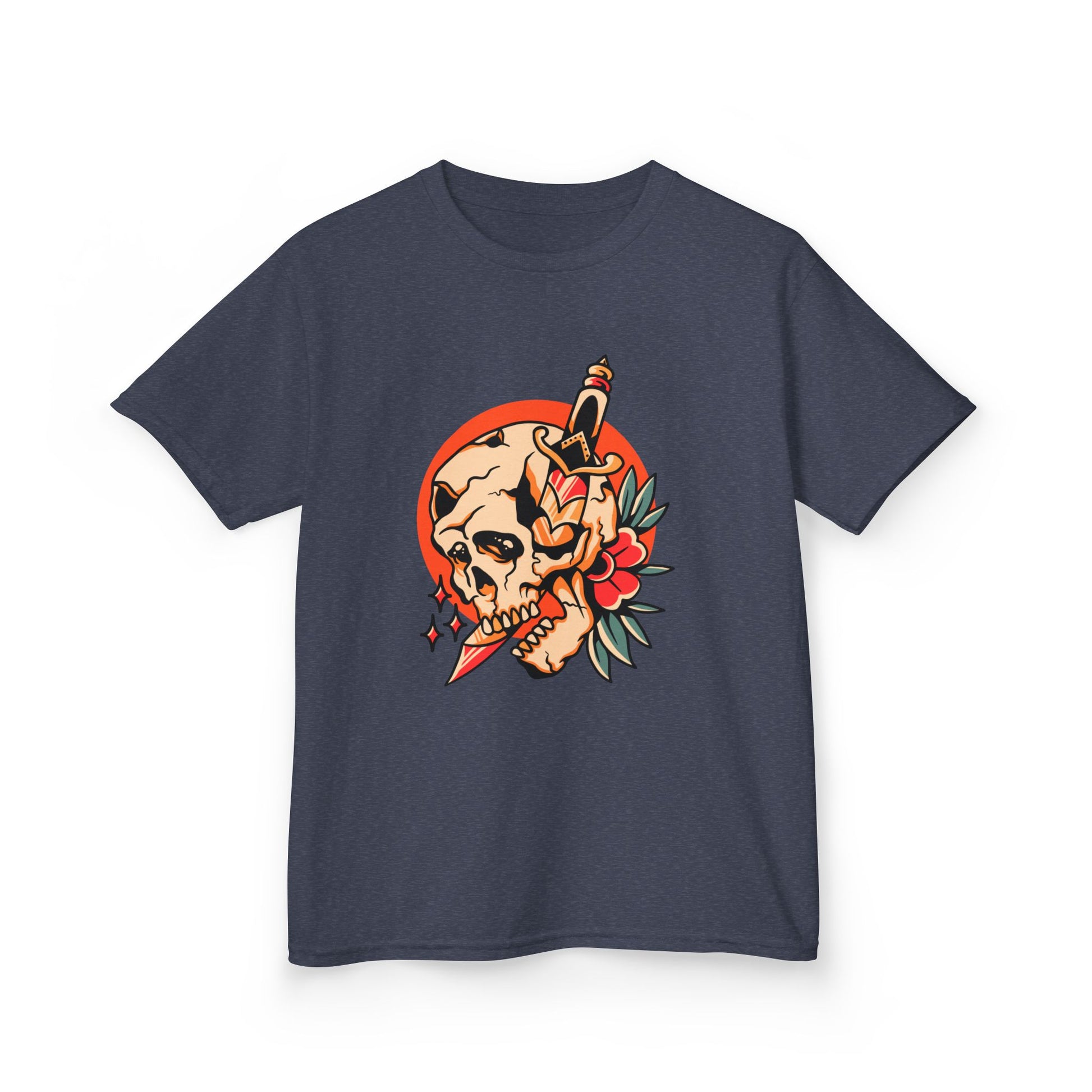 Edgy Skull Kids Tee - Cool Graphic T-Shirt for Boys and Girls